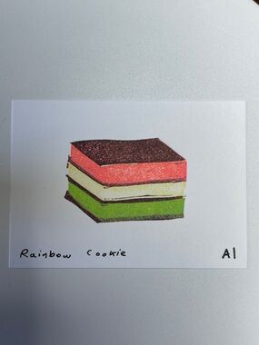 Anastasia Inciardi Rainbow Cookie Mini Print